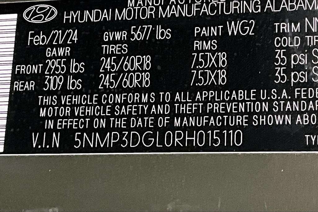 Thumbnail: 2024 Hyundai Santa Fe - 20