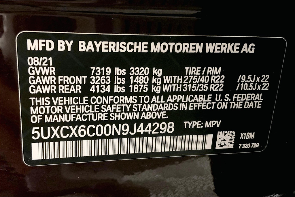 2022 BMW X7 M50i 20