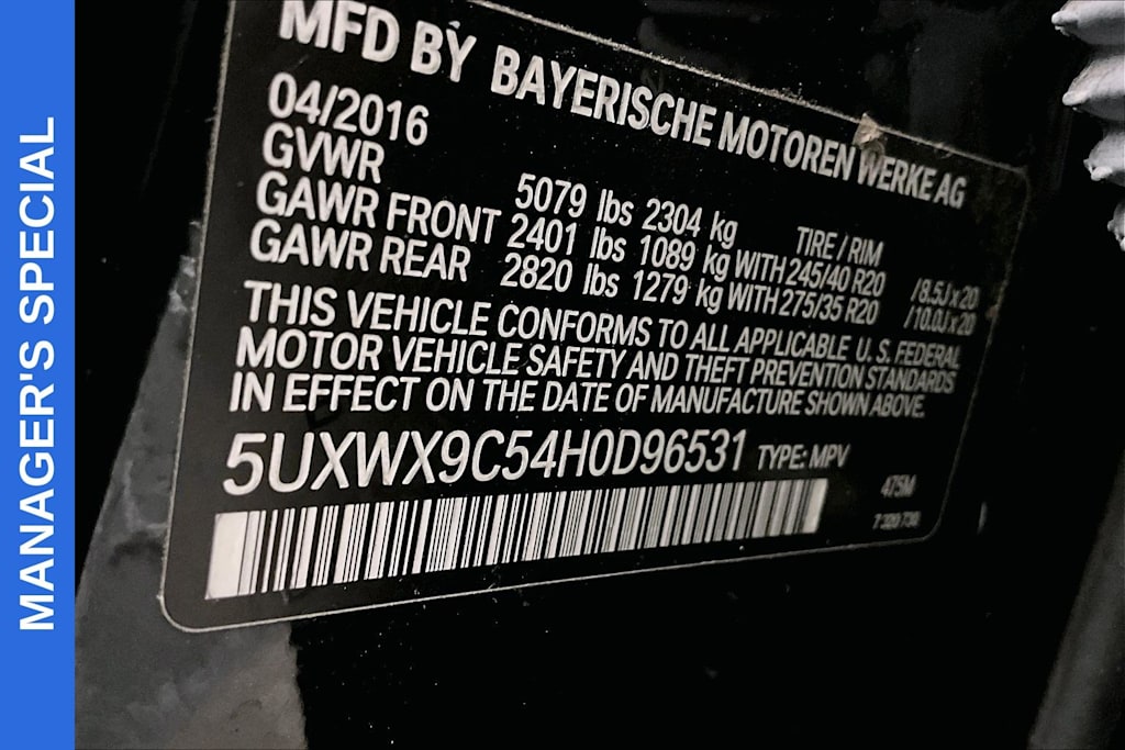 Thumbnail: 2017 BMW X3 - 21