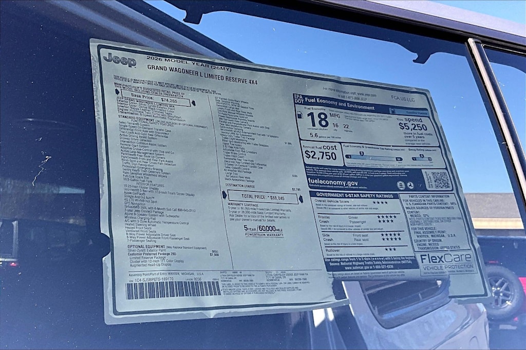 Thumbnail: 2026 Jeep Grand Wagoneer L - 22