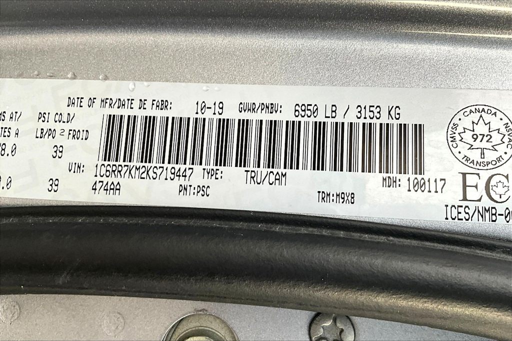 Thumbnail: 2019 RAM 1500 - 20