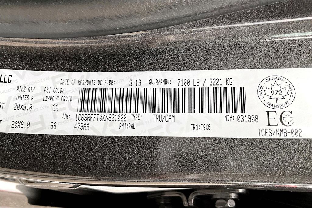 Thumbnail: 2019 RAM 1500 - 20