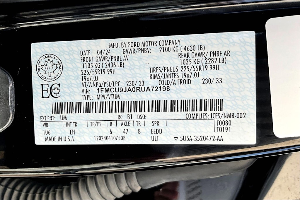 Thumbnail: 2024 Ford Escape - 21