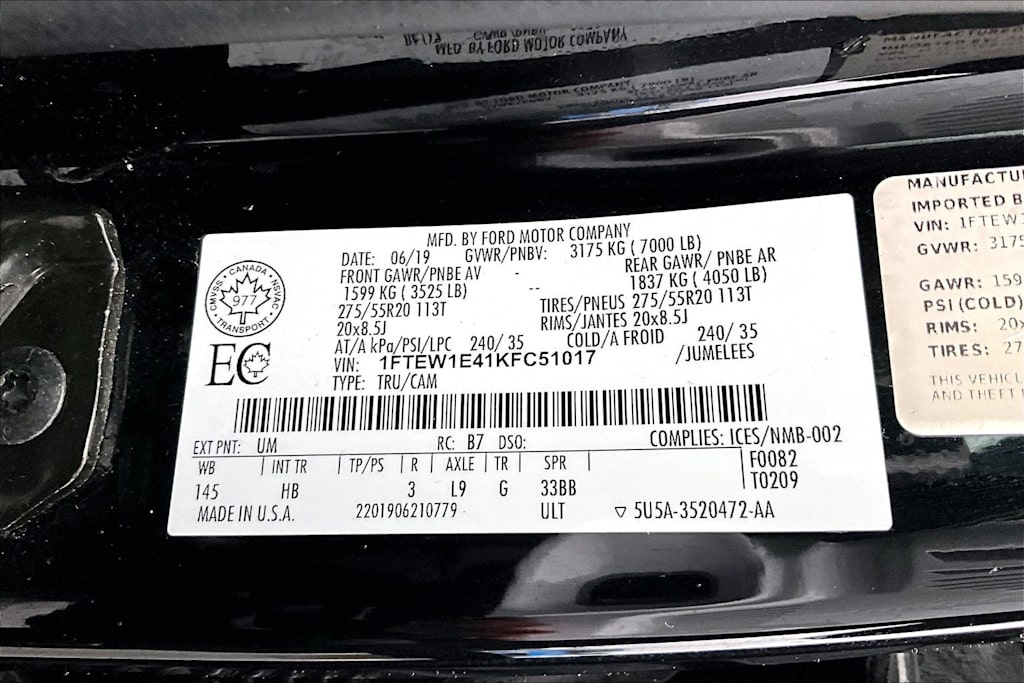 Thumbnail: 2019 Ford F-150 - 20