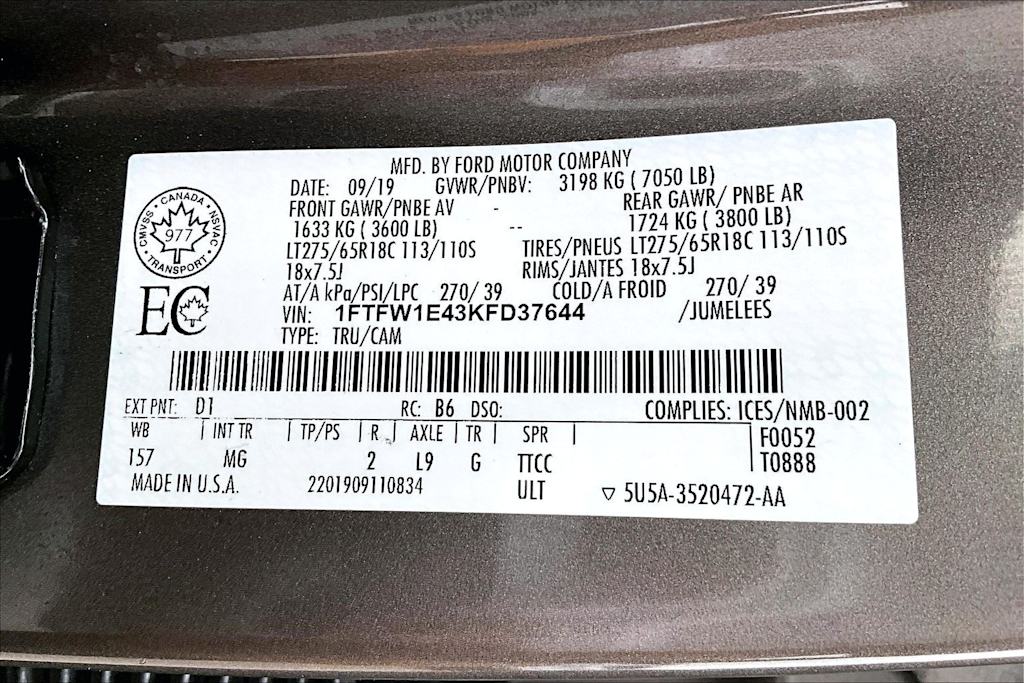 Thumbnail: 2019 Ford F-150 - 20