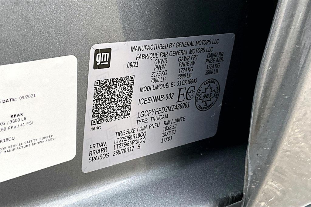 Thumbnail: 2021 Chevrolet Silverado 1500 - 20