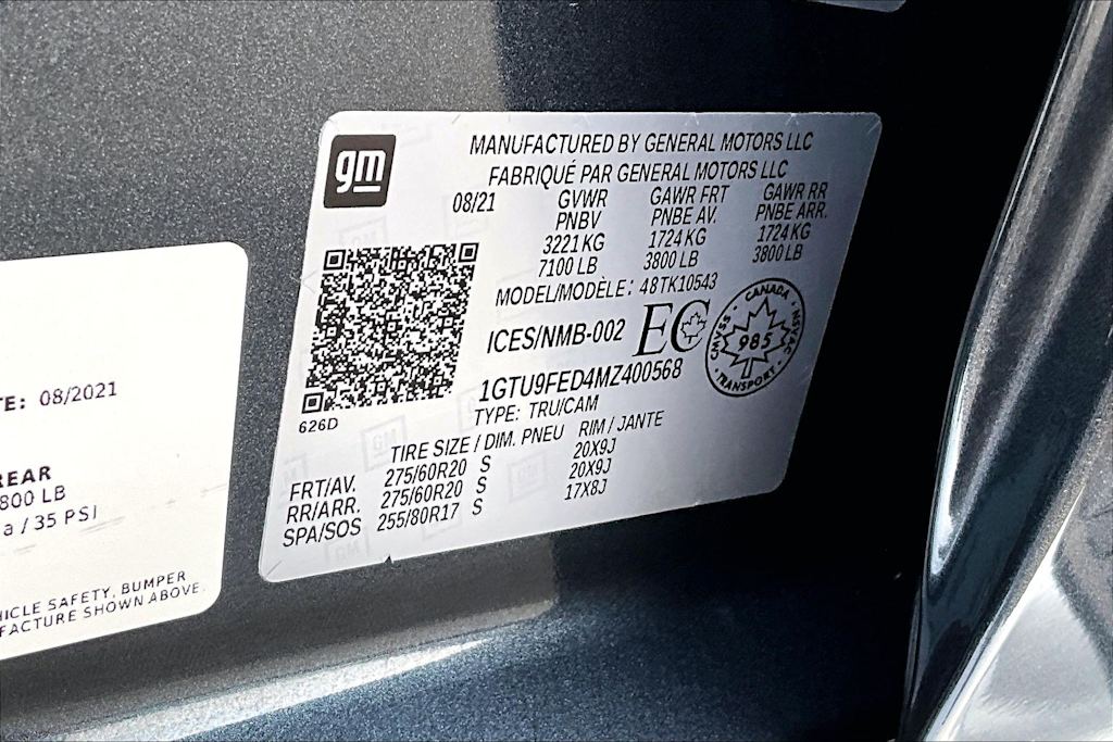 Thumbnail: 2021 GMC Sierra 1500 - 20