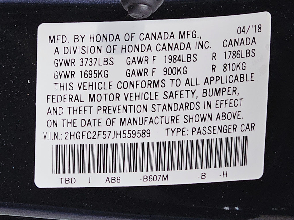 Thumbnail: 2018 Honda Civic - 18