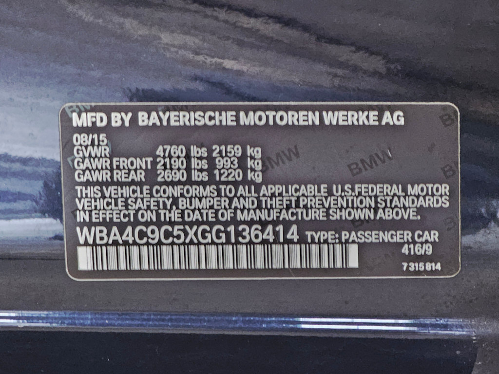 Thumbnail: 2016 BMW 4 Series - 19