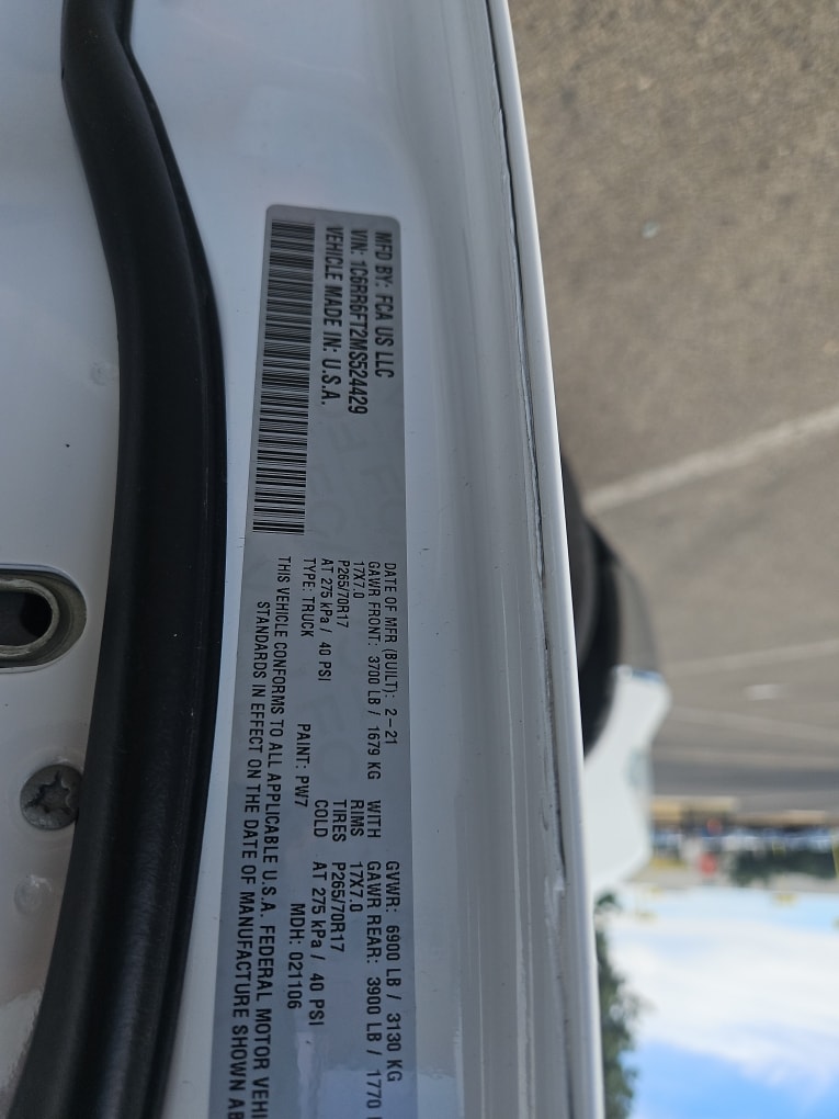 Thumbnail: 2021 RAM 1500 - 18