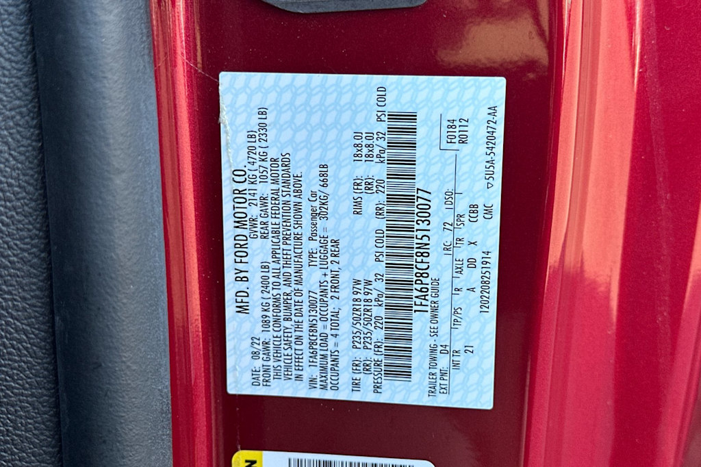 Thumbnail: 2022 Ford Mustang - 17