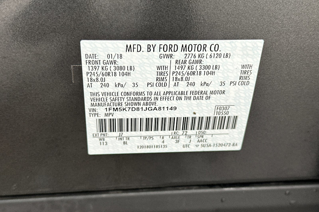 Thumbnail: 2018 Ford Explorer - 17