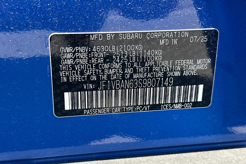 Thumbnail: 2025 Subaru WRX - 17