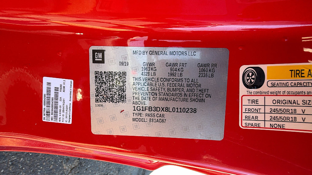 Thumbnail: 2020 Chevrolet Camaro - 18