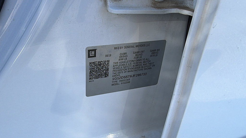 Thumbnail: 2018 Chevrolet Malibu - 16