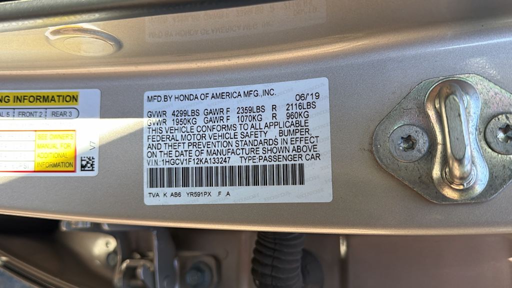 Thumbnail: 2019 Honda Accord - 17