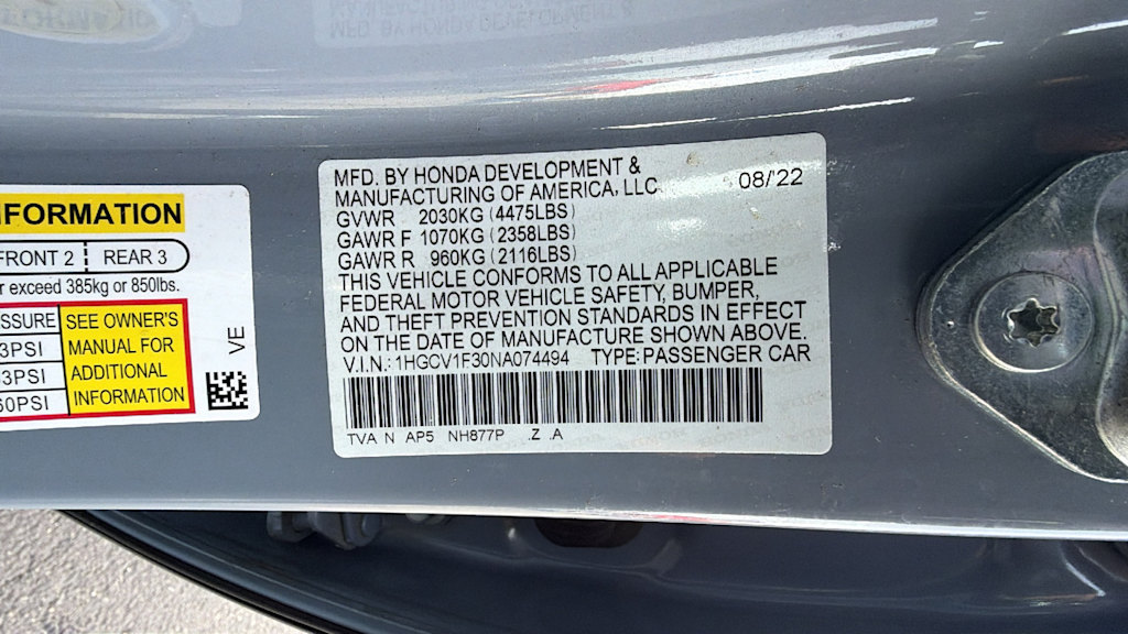 Thumbnail: 2022 Honda Accord - 18