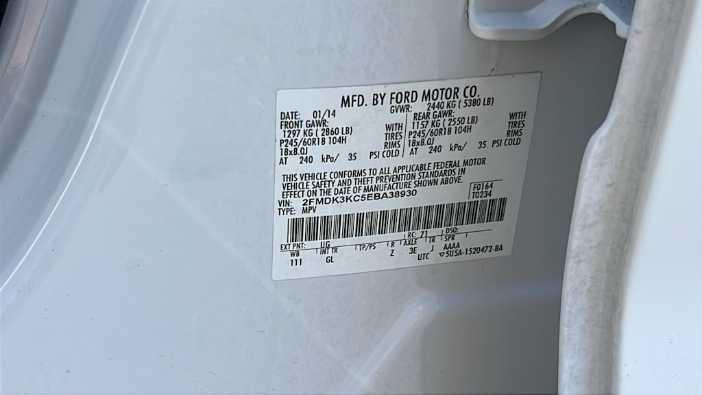 2014 Ford Edge Limited 19