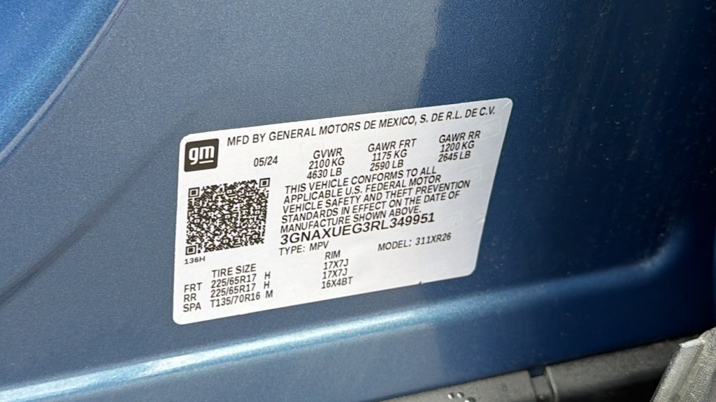 Thumbnail: 2024 Chevrolet Equinox - 19