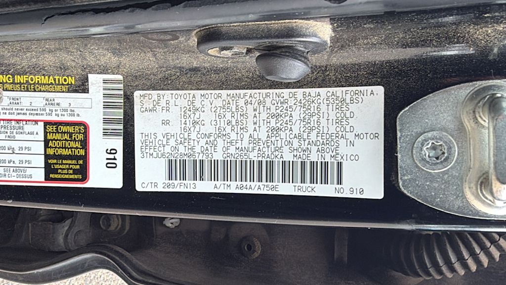 Thumbnail: 2008 Toyota Tacoma - 8