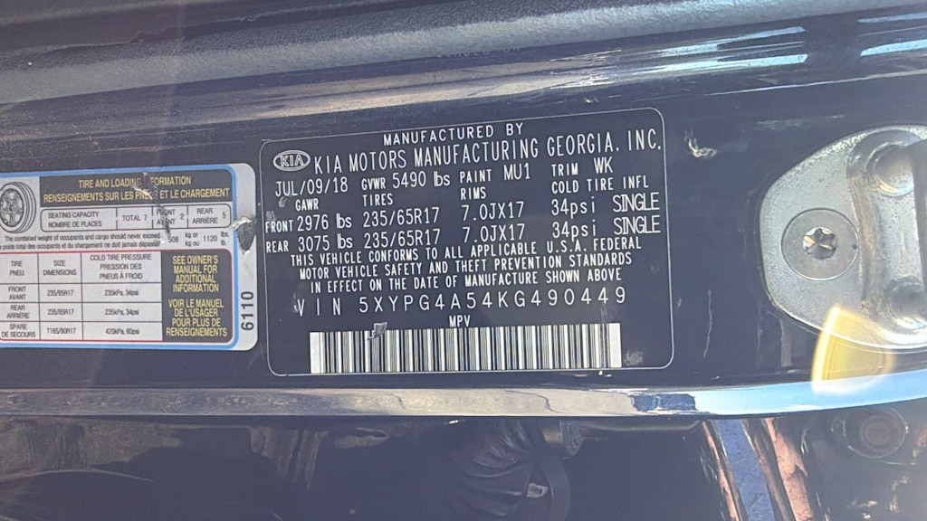 Thumbnail: 2019 Kia Sorento - 9