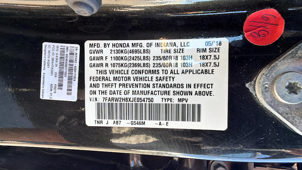 Thumbnail: 2018 Honda CR-V - 19