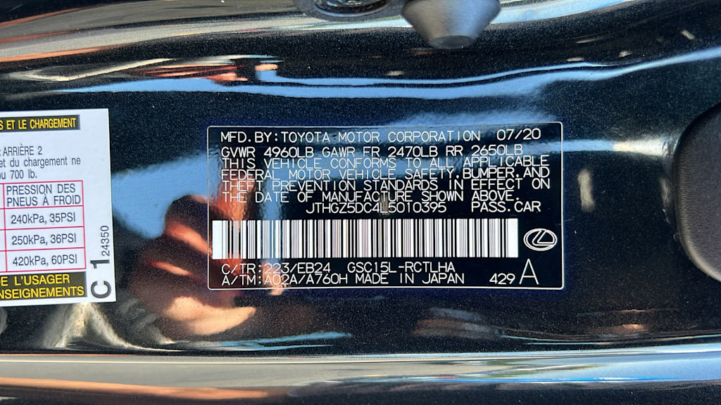 2020 Lexus RC 350 16