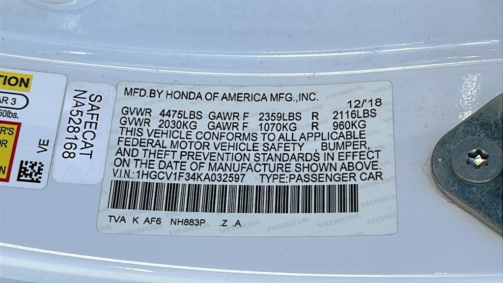 Thumbnail: 2019 Honda Accord - 19
