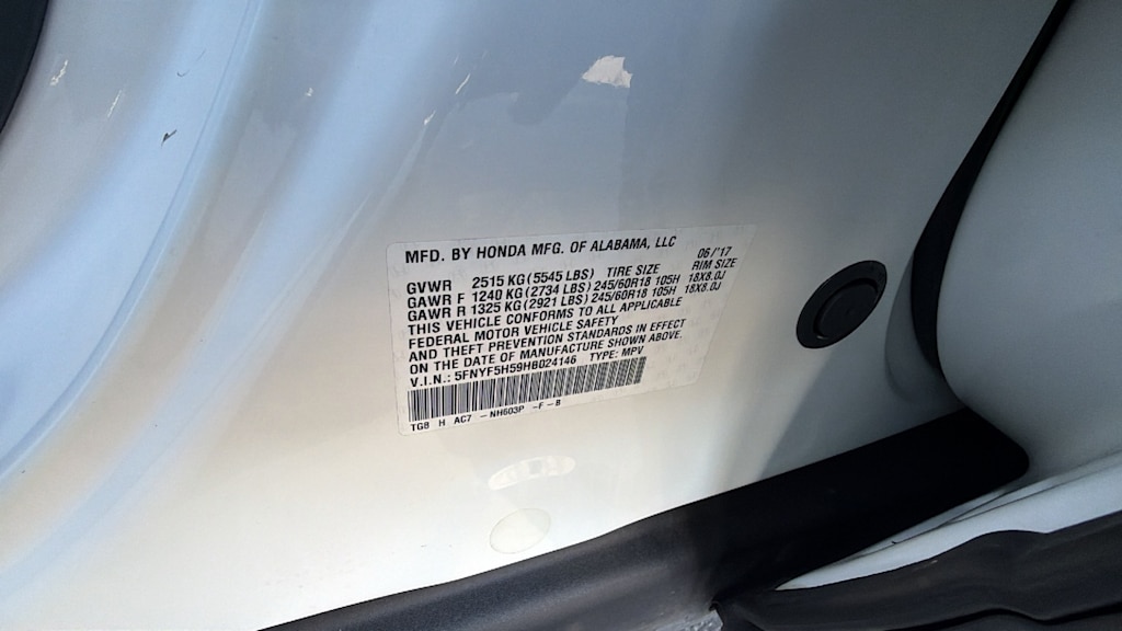 Thumbnail: 2017 Honda Pilot - 19