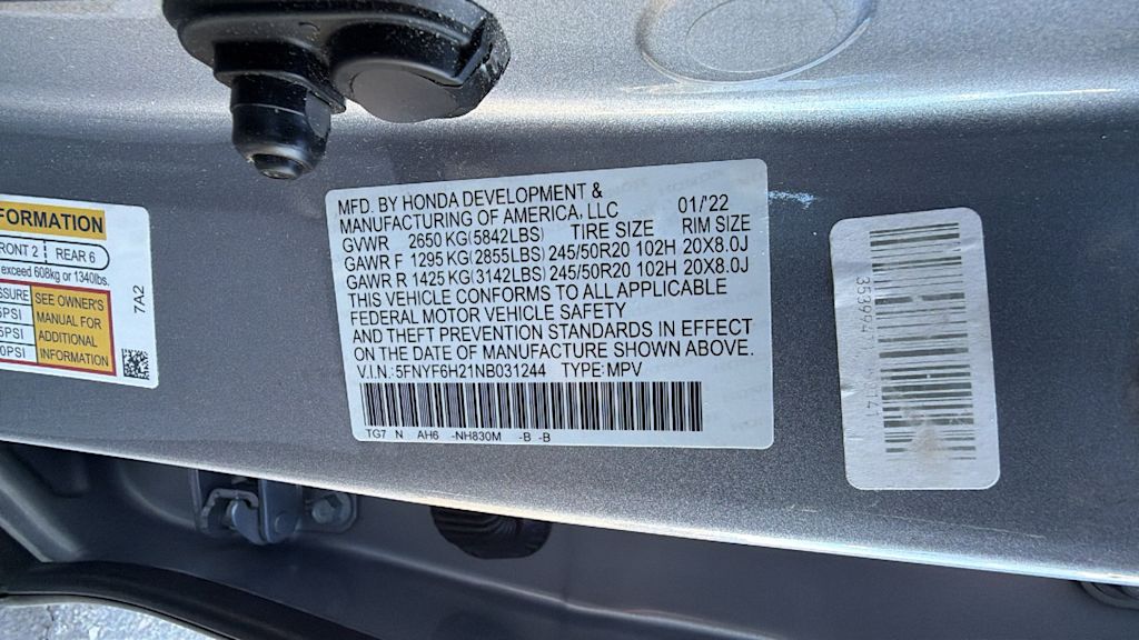 Thumbnail: 2022 Honda Pilot - 19