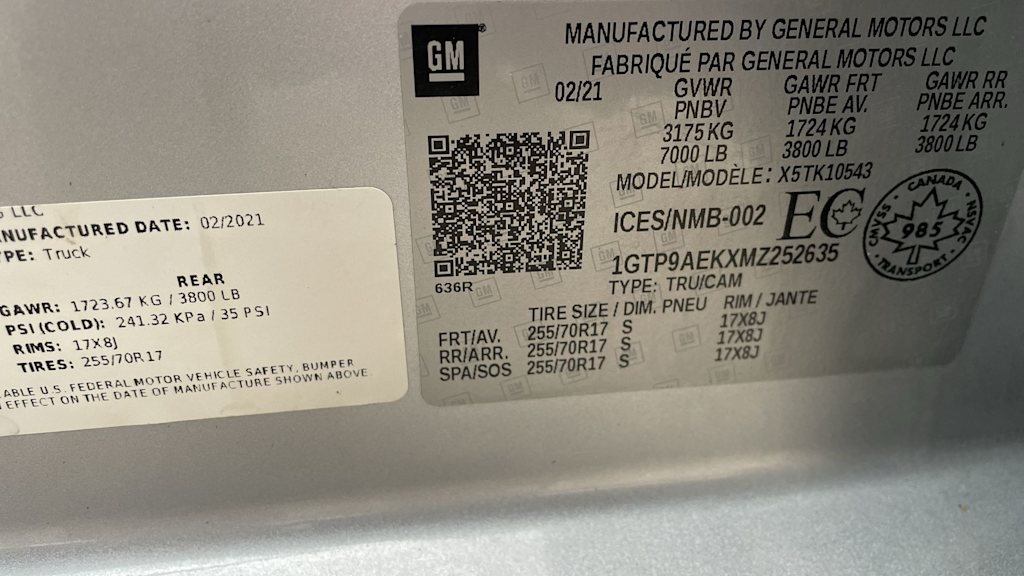 Thumbnail: 2021 GMC Sierra 1500 - 17