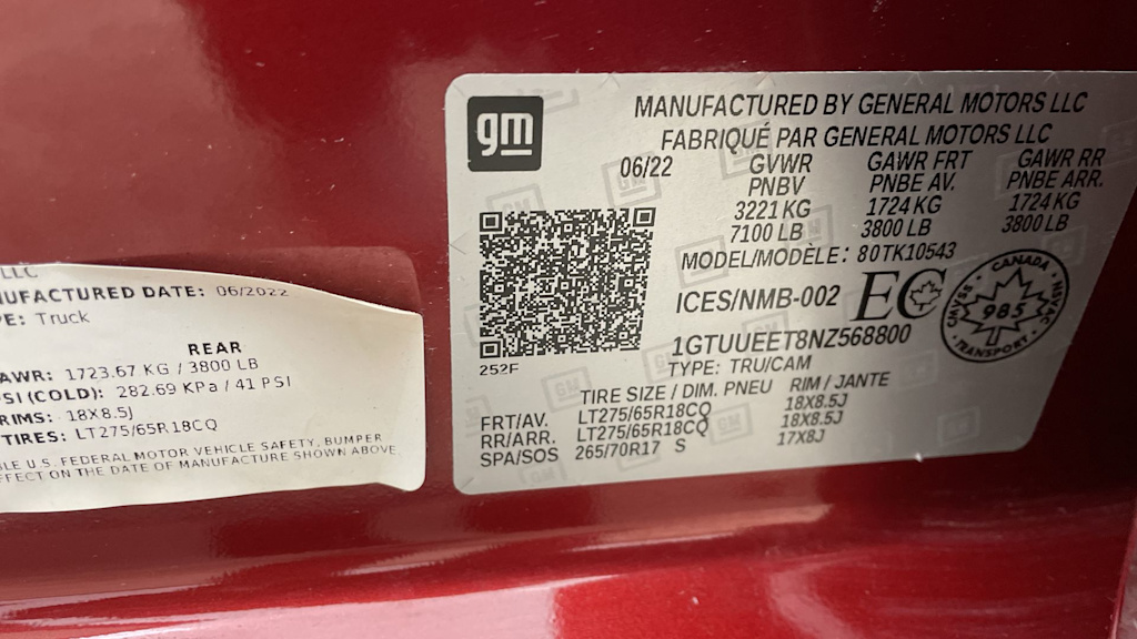 Thumbnail: 2022 GMC Sierra 1500 - 19