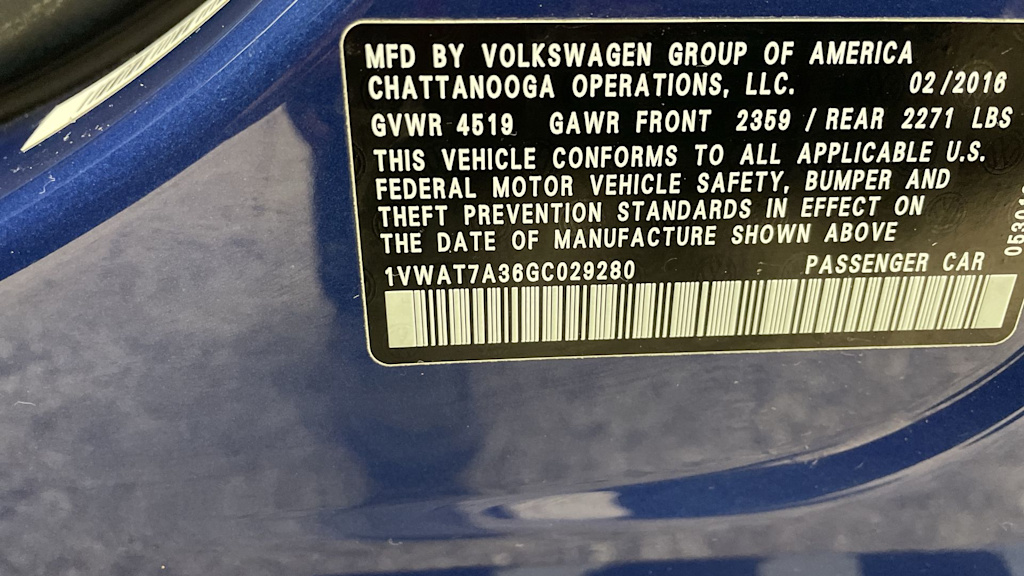 Thumbnail: 2016 Volkswagen Passat - 18