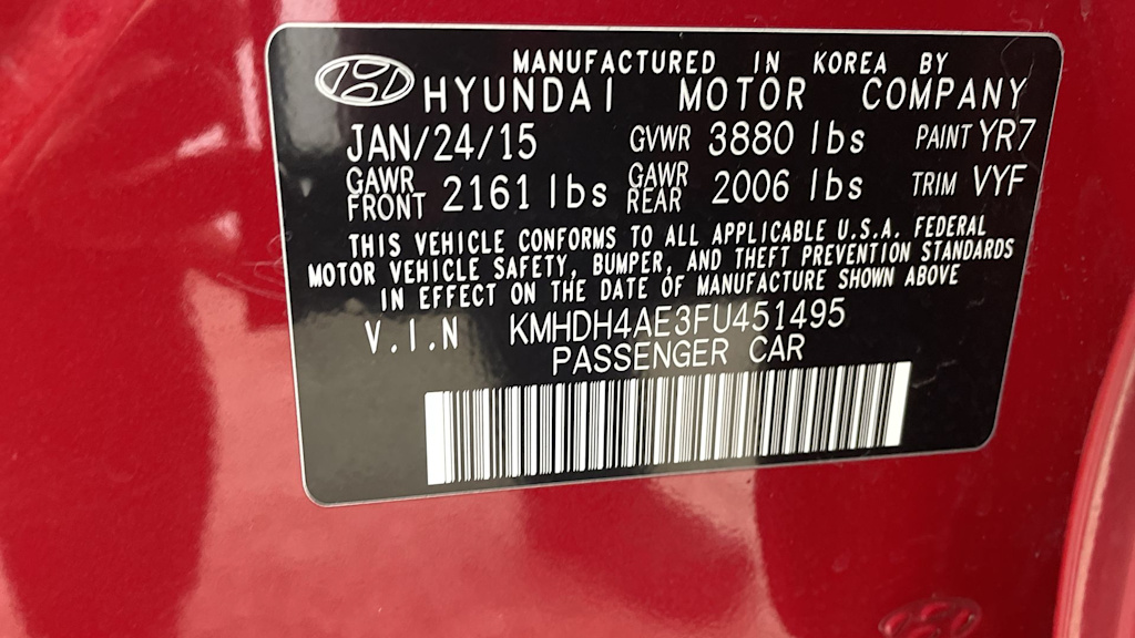 Thumbnail: 2015 Hyundai Elantra - 18