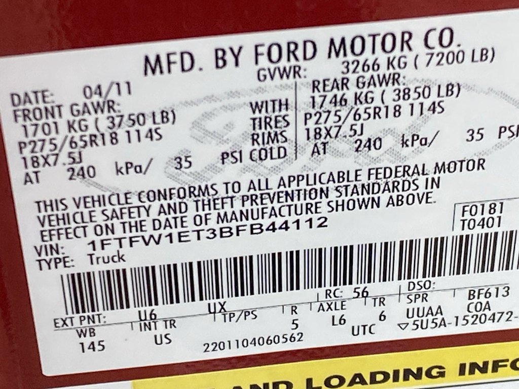 Thumbnail: 2011 Ford F-150 - 15