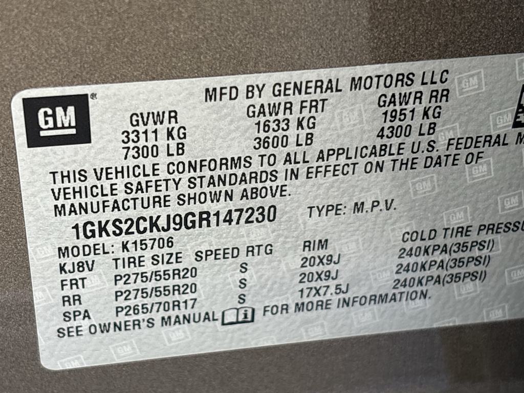 Thumbnail: 2016 GMC Yukon - 9
