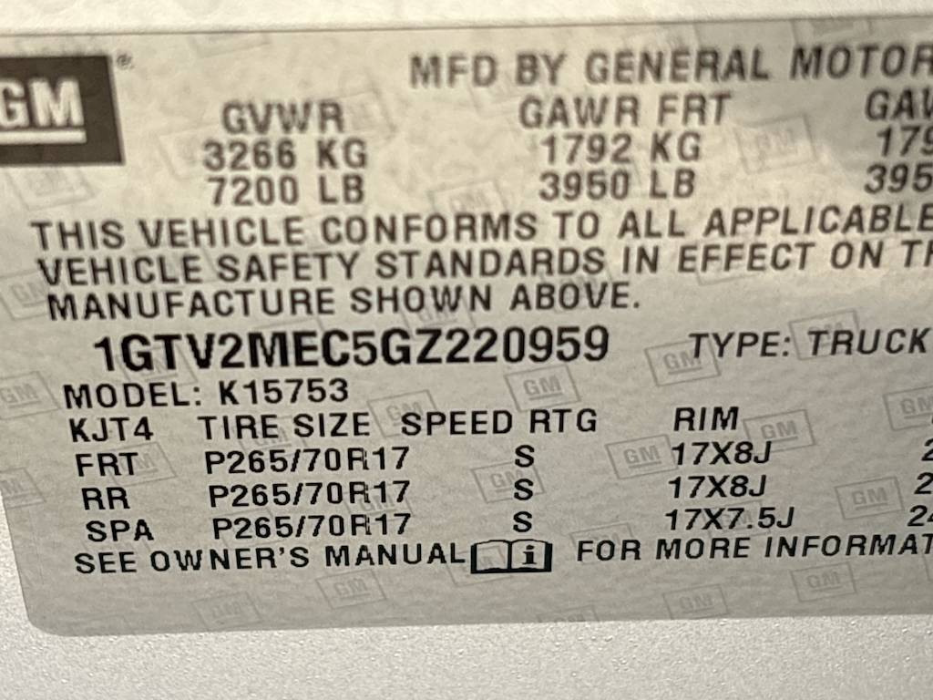 Thumbnail: 2016 GMC Sierra 1500 - 9