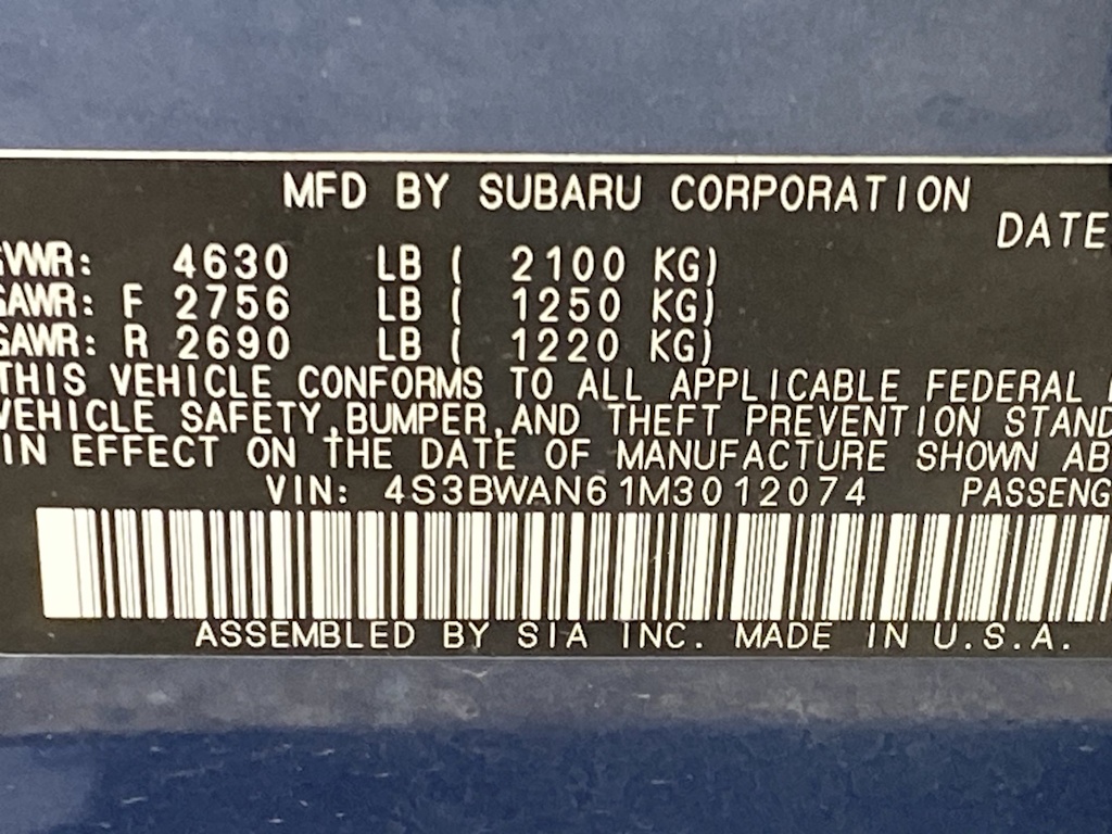 Thumbnail: 2021 Subaru Legacy - 15