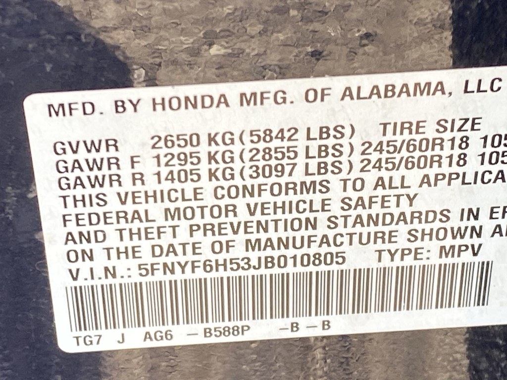 Thumbnail: 2018 Honda Pilot - 11