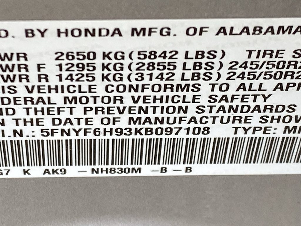 Thumbnail: 2019 Honda Pilot - 12