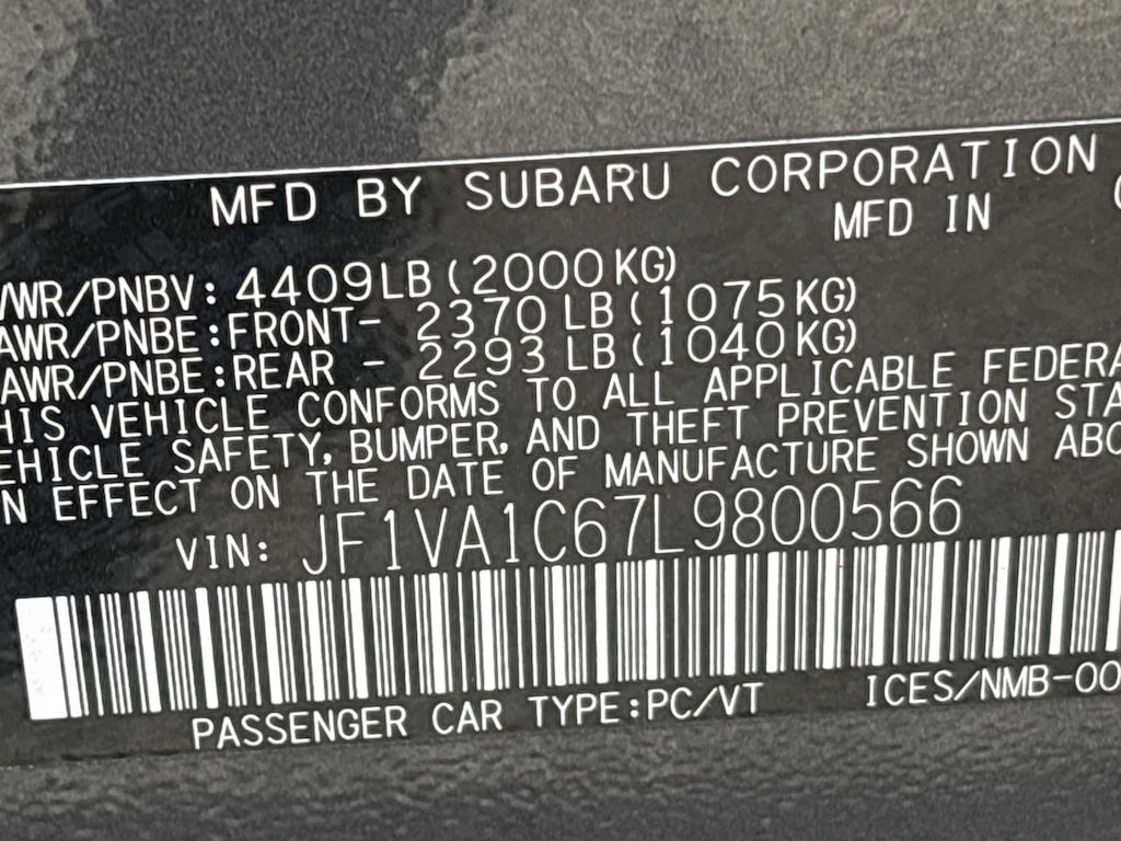 Thumbnail: 2020 Subaru WRX - 11
