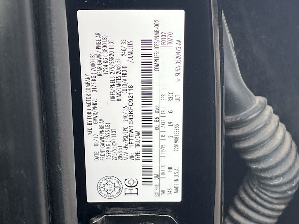 2019 Ford F-150 Lariat 20