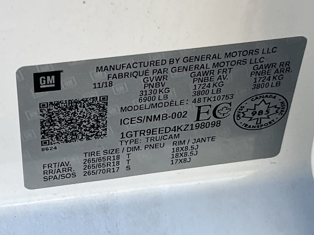 Thumbnail: 2019 GMC Sierra 1500 - 19