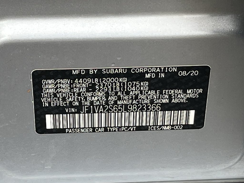 Thumbnail: 2020 Subaru WRX - 20