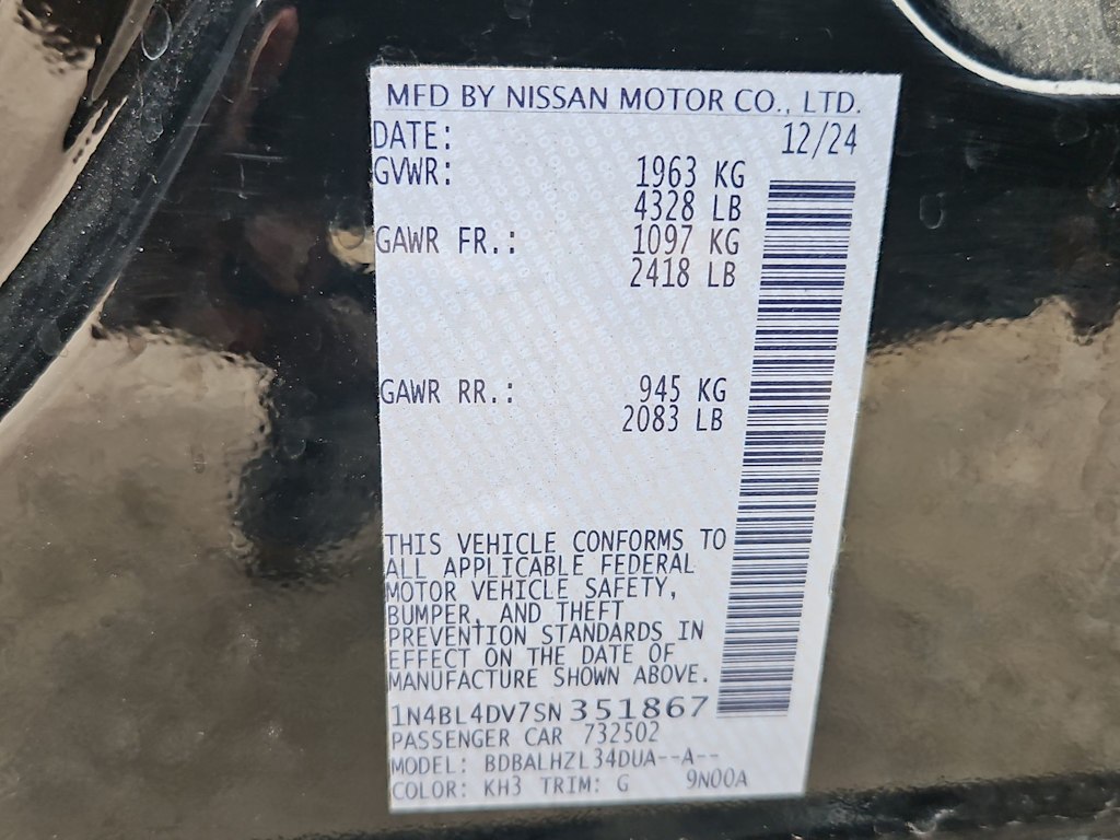 2025 Nissan Altima SV - Photo 18