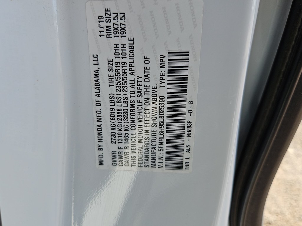 Thumbnail: 2020 Honda Odyssey - 19