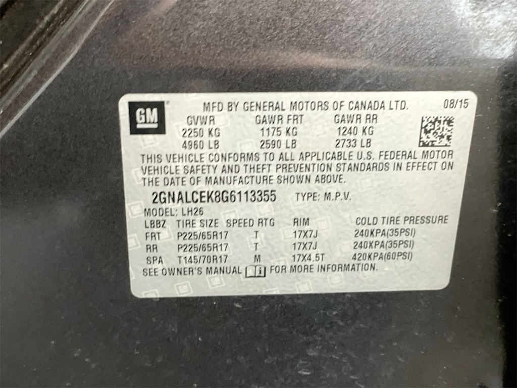 Thumbnail: 2016 Chevrolet Equinox - 19