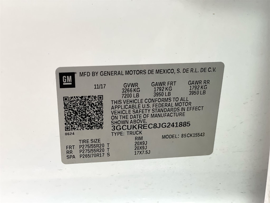 Thumbnail: 2018 Chevrolet Silverado 1500 - 17