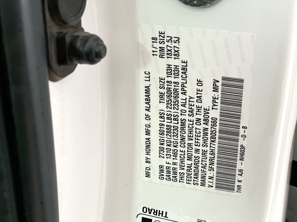 Thumbnail: 2019 Honda Odyssey - 16