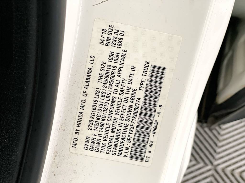 Thumbnail: 2019 Honda Ridgeline - 17